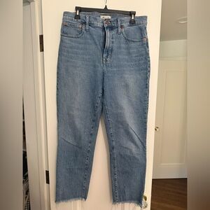Madewell Perfect Vintage Crop Light Wash